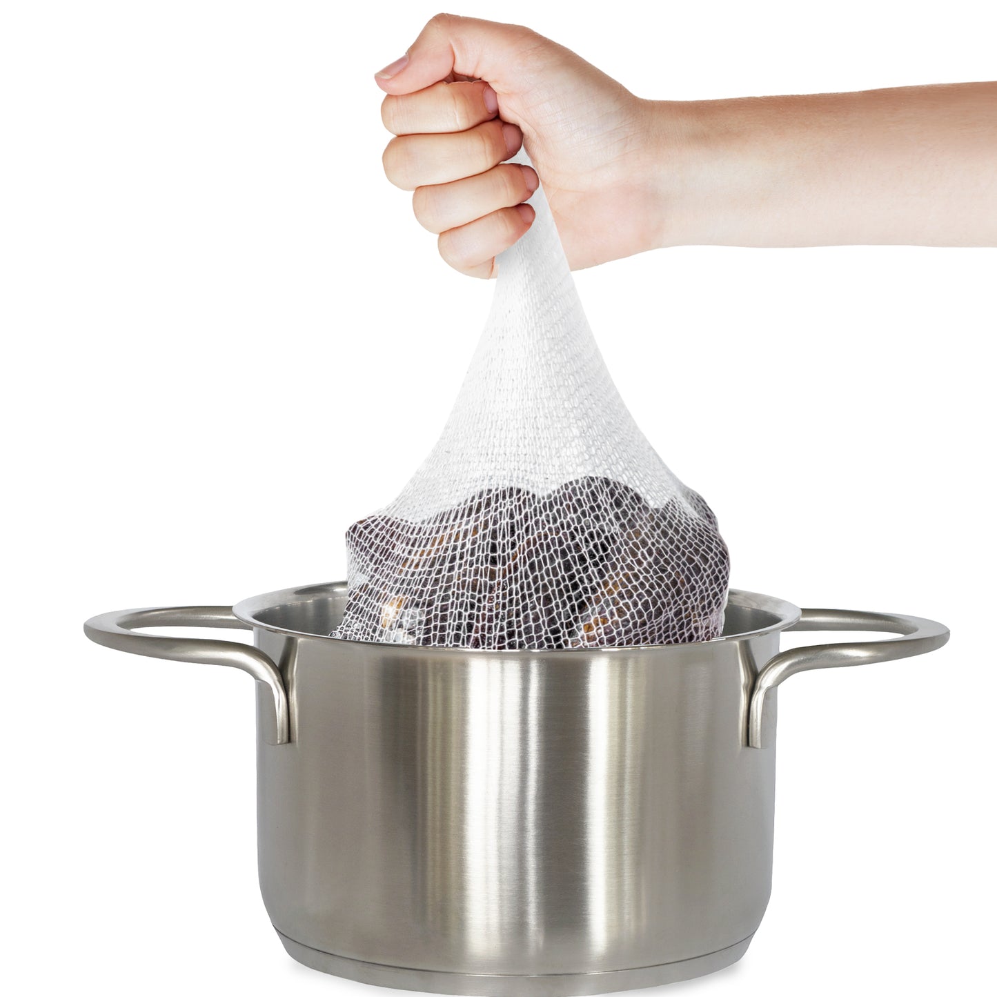 Eselect 18" Seafood Boil & Steamer Bags - Pack of 25, Seafood Boiling Bags for Crab, Crawfish, Shellfish - Low Country Boil, Clambake, Crab Boil, Soup Bags, Vegetable Storage Bags